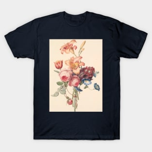 watercolor art floral artwork T-Shirt